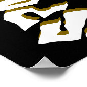 Poster Pleine lune Web Black Bats Spider Halloween heureu (Coin)