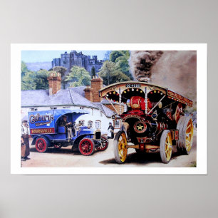 Poster Pleine vapeur en avant