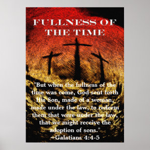 Poster Plénitude de l'affiche de temps