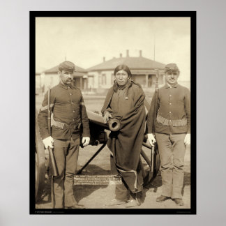 Poster Plenty Horses Oglala Indian SD 1891