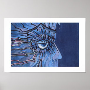 Poster Pleurant Dans Le Vent