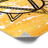 Poster Plexus solaire Chakra - Points Un (Coin)