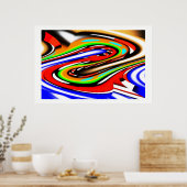 Poster Pliages dans l'espace et le temps (Cuisine)