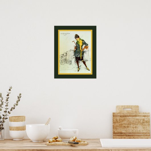 Poster Plinio Codognato ~ Fiat 509 ~ 1926 Publicité ~ (Cuisine)