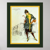 Poster Plinio Codognato ~ Fiat 509 ~ 1926 Publicité ~ (Devant)