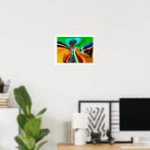 Poster Plis dans le temps (Bureau à domicile)