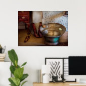 Poster Plomber - Jour du bain (Bureau à domicile)