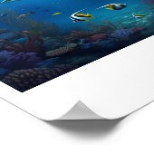 Poster plongée dans un récif secret (Coin)