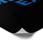 Poster Plongée de requin Extreme Plongeur de plongée (Coin)