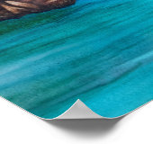 Poster Plongée en apnée au paradis (Coin)