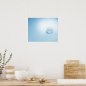 Poster Plongée faite par goutte d'eau (Cuisine)