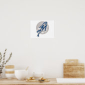 Poster Plongée plongée sous-marine Rétro (Cuisine)