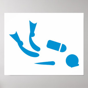 Poster Plongée sous-marine