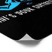 Poster Plongée sous-marine Je Respire sous l'eau Whats Yo (Coin)