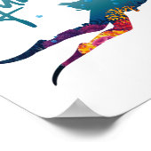 Poster Plongée Sous-Marine Je Sais Que Je Plonge Comme Un (Coin)