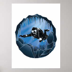 Poster Plongée sous-marine - Plongée sous-marine