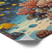 Poster Plongée sur fond marin (Coin)