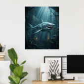 Poster Plongée Titanium Shark (Bureau à domicile)