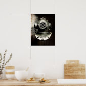 POSTER PLONGER DANS LES PROFONDEURS (Cuisine)