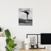 Poster Plongeur (Bureau à domicile)