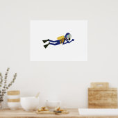 Poster Plongeur (Cuisine)