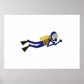 Poster Plongeur (Devant)