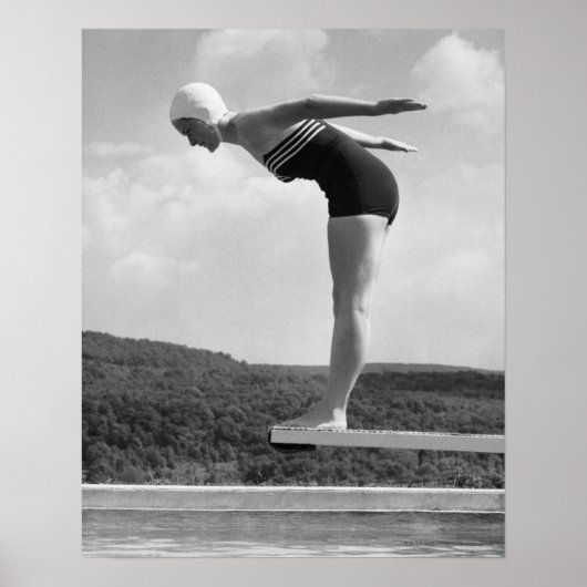 Poster Plongeur (Devant)