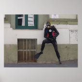 Poster Plongeur Scuba (Devant)