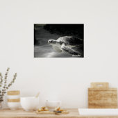 Poster Plongeur Tortue (Cuisine)