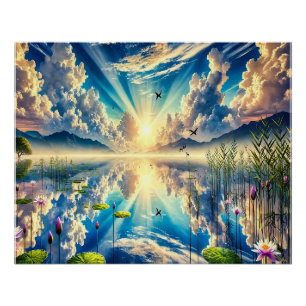 Poster 🌿 plongez votre appareil dans la beauté de la nat