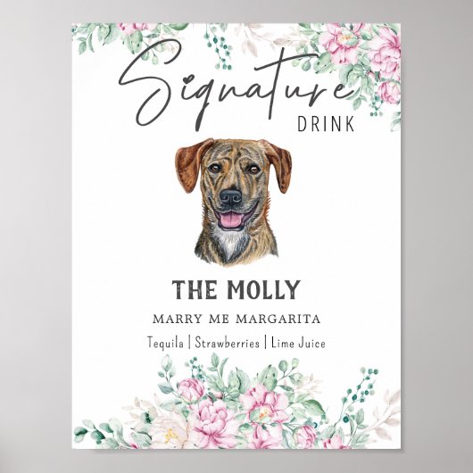 Poster Plott Hound Chien Signature Boisson Signal (Devant)