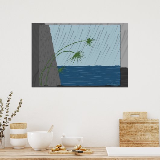 Poster Pluie (Cuisine)