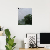 POSTER PLUIE BATTANTE  (Bureau à domicile)