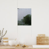 POSTER PLUIE BATTANTE  (Cuisine)