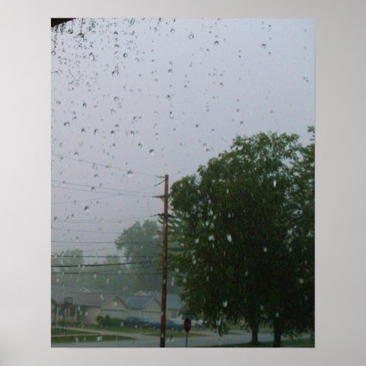 POSTER PLUIE BATTANTE  (Devant)