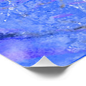 Poster Pluie bleue (Coin)