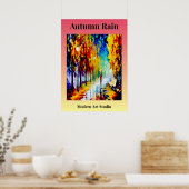 Poster Pluie d'automne (Cuisine)