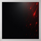 Poster Pluie de laser rouge (Devant)