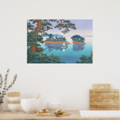 Poster Pluie de printemps, Matsushima (Cuisine)