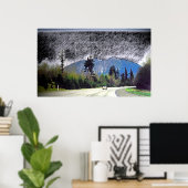 Poster Pluie de Seattle (Bureau à domicile)