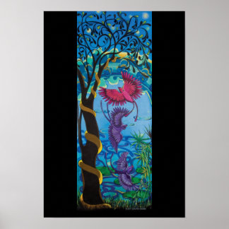 Poster Pluie d'oiseaux à 6:30