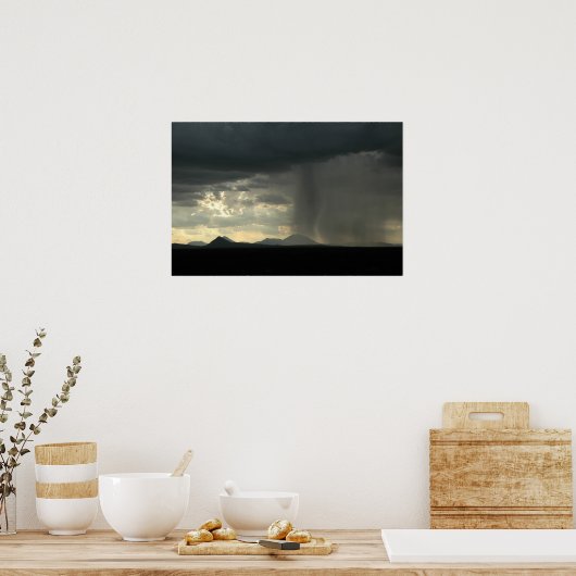 Poster Pluie du désert (Cuisine)