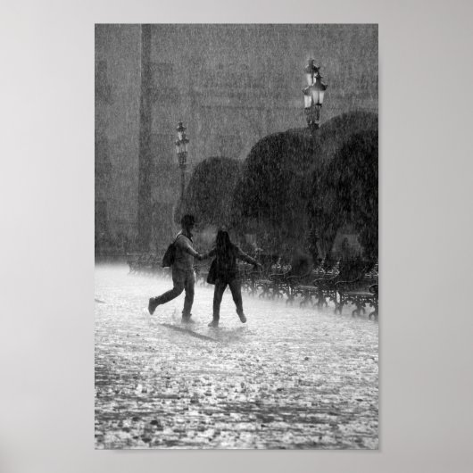 Poster Pluie en chute (Devant)