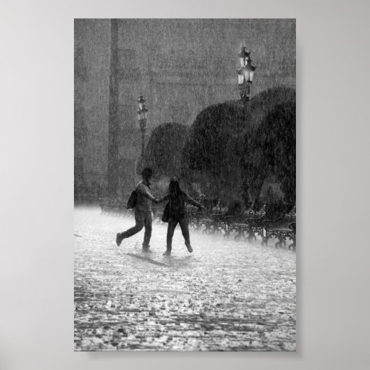 Poster Pluie en chute (Devant)