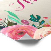 Poster Pluie florale Photo Prob (Coin)