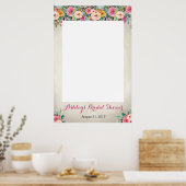 Poster Pluie florale Photo Prob (Cuisine)