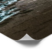 Poster Pluie matinale au lac Hakone par Tsuchiya Koitsu (Coin)