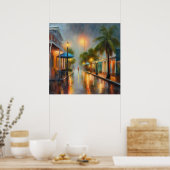 Poster Pluie occidentale clé - 1 (Cuisine)