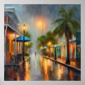 Poster Pluie occidentale clé - 1