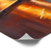 Poster Pluie occidentale clé - 4 - (Coin)